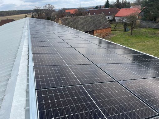FVE hala Senkov, Zruč-Senec - 49,595 kWp